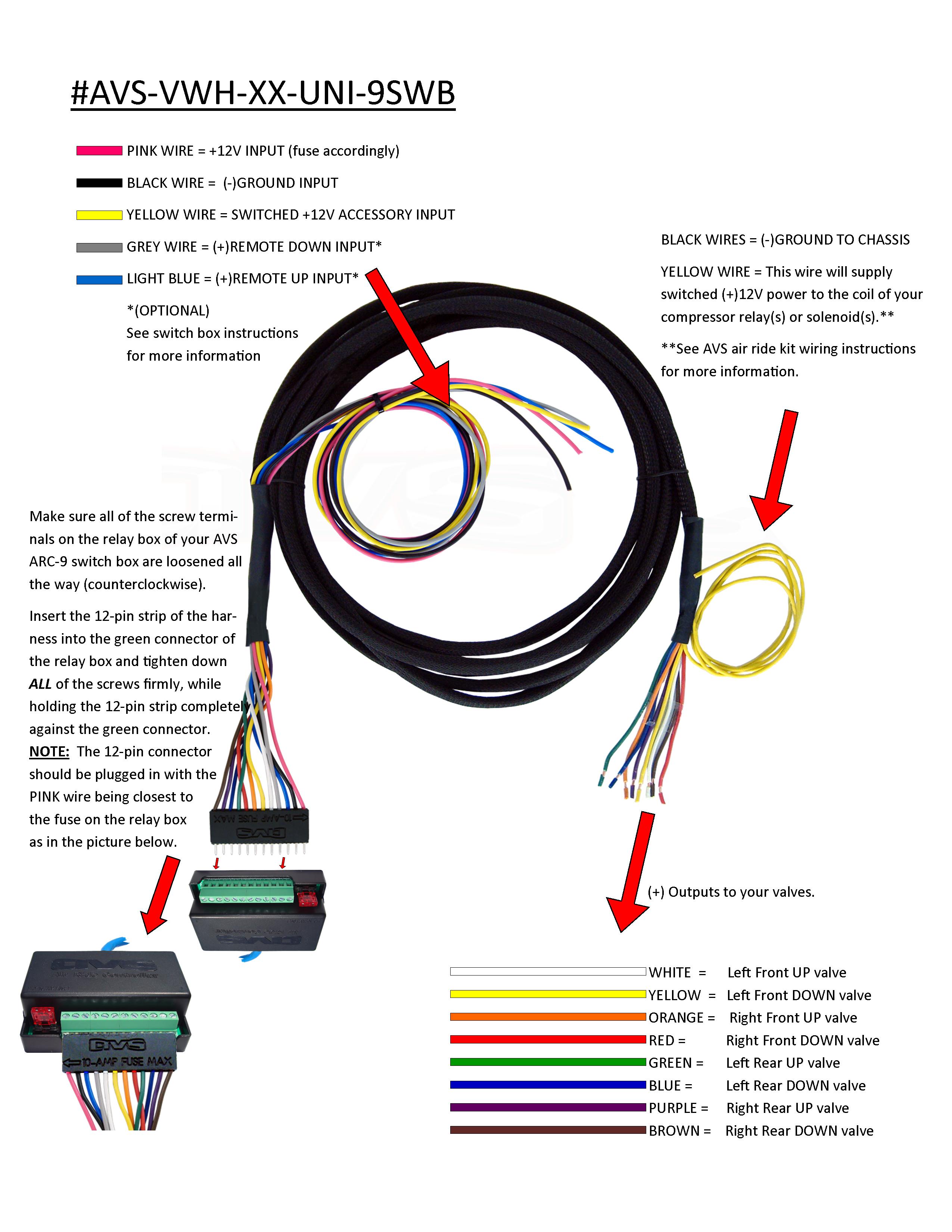 Avs Valve Wiring Harness 10 U0026 39   15 U0026 39   20 U0026 39